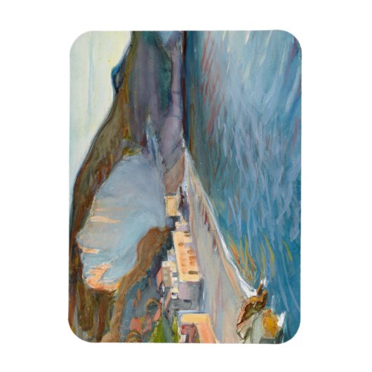 Landschaft an der Küste von Neapel, M. Enckell Magnet (Vertikal)
