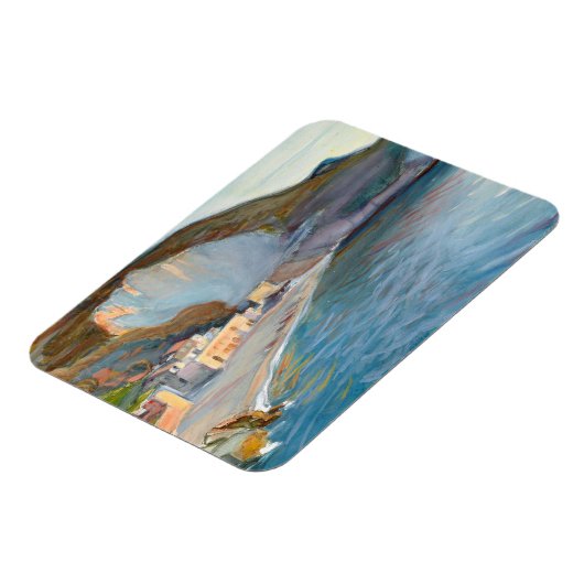 Landschaft an der Küste von Neapel, M. Enckell Magnet (Linke Seite)