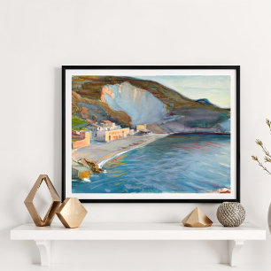 Landschaft an der Küste von Neapel, M. Enckell Poster