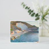 Landschaft an der Küste von Neapel, M. Enckell Postkarte (Stehend Vorderseite)