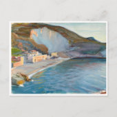 Landschaft an der Küste von Neapel, M. Enckell Postkarte (Vorderseite)