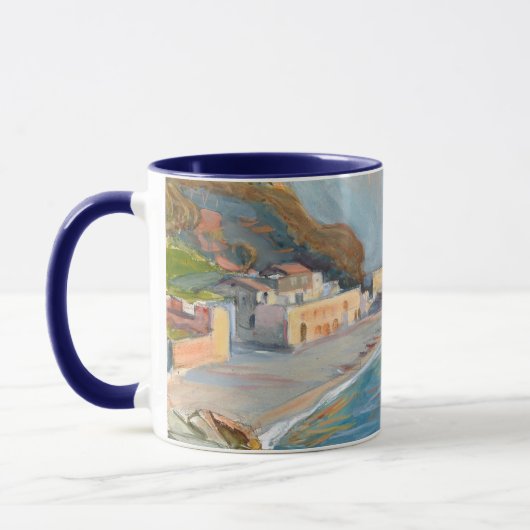 Landschaft an der Küste von Neapel, M. Enckell Tasse (Links)