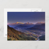 Landschaft anzeigen : HIMALAYA POKHARA NEPAL Postkarte (Vorne/Hinten)