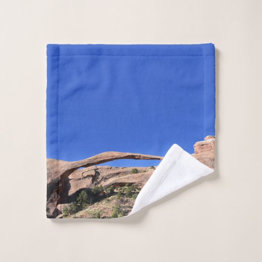 Landschaft Arch Moab Utah Badhandtuch Set (Waschlappen)