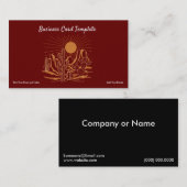 Landschaft Arizona Südwestwüste Visitenkarte (Vorne/Hinten)