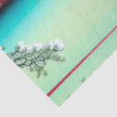 Landschaft Asiatische Landschaft Kirschblüten Bäum Seidenpapier (Ausschnitt)