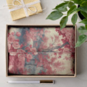 Landschaft auf abgenutztem Papier (Geschenk)