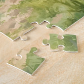 Landschaft auf dem Lande und alter Traktor Puzzle (Seite)