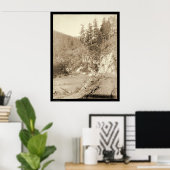 Landschaft auf der Deadwood Road nach Sturgis SD 1 Poster (Heimbüro)