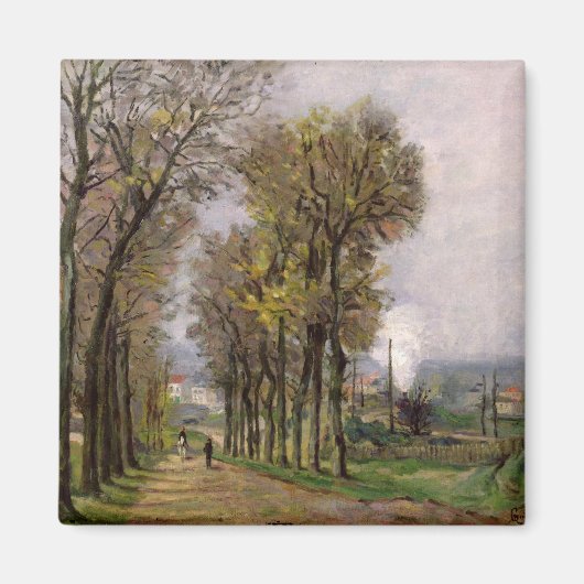 Landschaft auf der Insel Frankreich, c.1878 Magnet (Vorne)