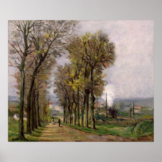 Landschaft auf der Insel Frankreich, c.1878 Poster (Vorne)