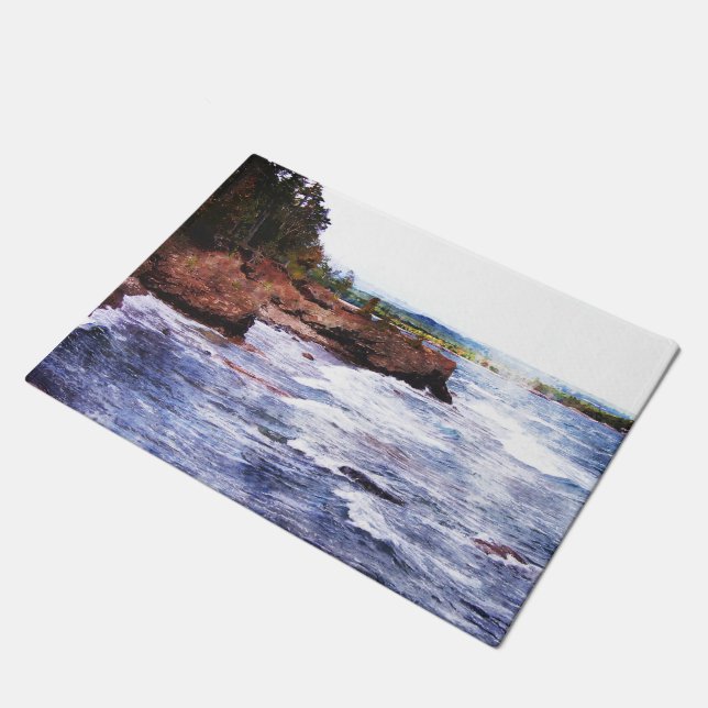 Landschaft auf der oberen Halbinsel Fußmatte (Schrägansicht)