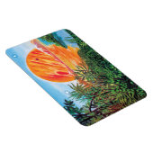 Landschaft auf Europa - Sci Fi Jupiter Moon Malere Magnet (Rechte Seite)