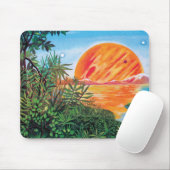 Landschaft auf Europa - Sci Fi Jupiter Moon Malere Mousepad (Mit Mouse)