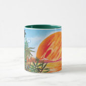 Landschaft auf Europa - Sci Fi Jupiter Moon Malere Tasse (Zentrum)