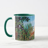 Landschaft auf Europa - Sci Fi Jupiter Moon Malere Tasse (Links)