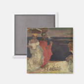 Landschaft auf Martinique Magnet (Vorderseite/Rückseite)