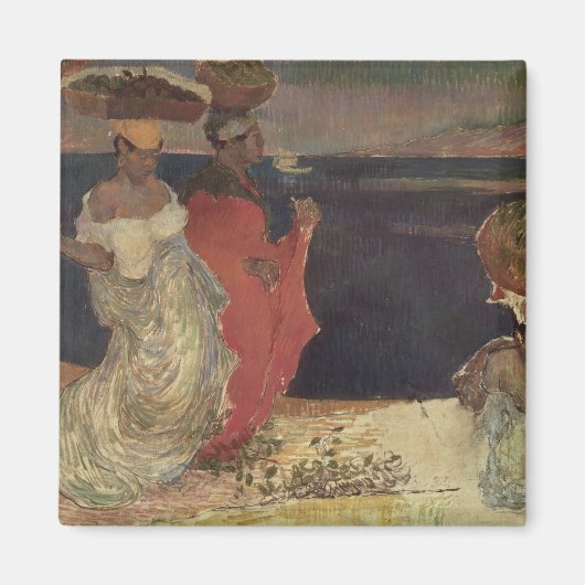 Landschaft auf Martinique Magnet (Vorne)