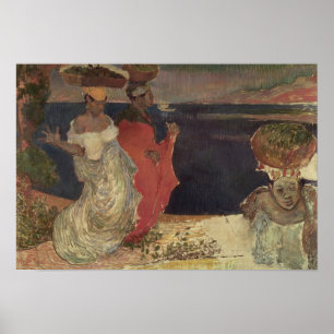 Landschaft auf Martinique Poster