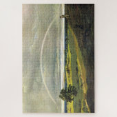 Landschaft auf Rügen mit Rainbow - Friedrich Puzzle (Vertikal)