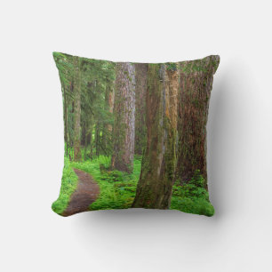 Landschaft aus altem Waldbestand Kissen