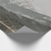 LANDSCHAFT AUS BÄUMEN UND BERG GESCHENKPAPIER (Ecke)
