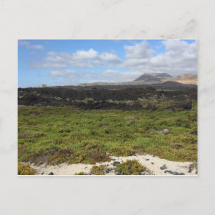 Landschaft aus dem Gebiet Princesa Ico. Lanzarote Postkarte