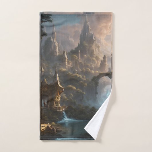 Landschaft Badezimmer Handtuchhandtuch Set (Handtuch)