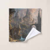 Landschaft Badezimmer Handtuchhandtuch Set (Waschlappen)