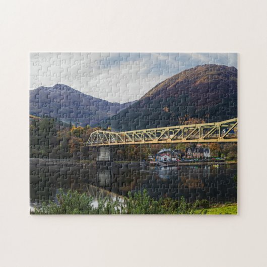 Landschaft Ballachulish Bridge GlenCoe Schottland Puzzle (Horizontal)