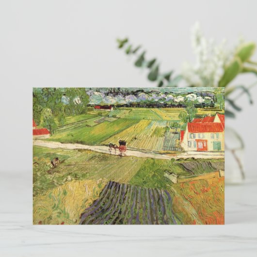 Landschaft, Beförderung und Zug durch Vincent van  (Stehend Vorderseite)