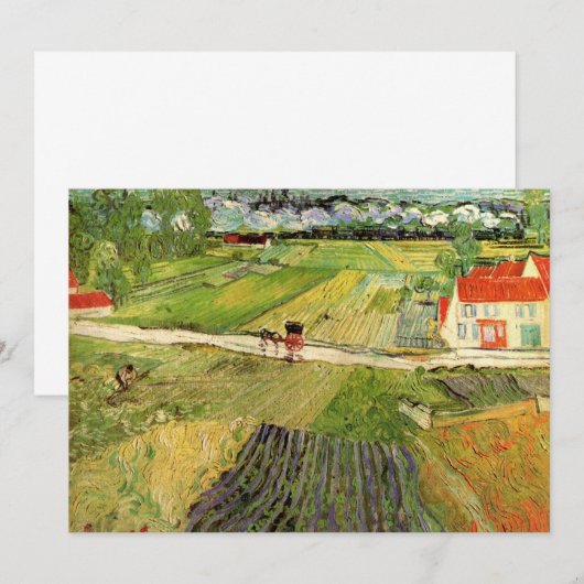 Landschaft, Beförderung und Zug durch Vincent van  (Vorne/Hinten)