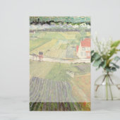 Landschaft, Beförderung und Zug durch Vincent van Briefpapier (Stehend Vorderseite)
