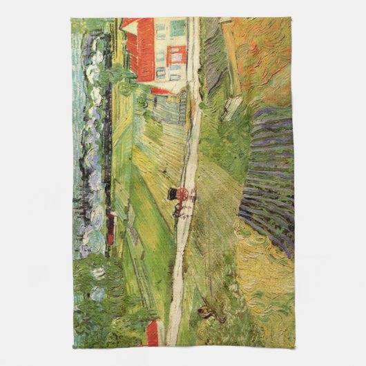 Landschaft, Beförderung und Zug durch Vincent van Geschirrtuch (Vertikal)