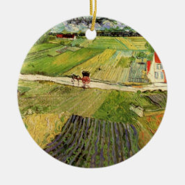 Landschaft, Beförderung und Zug durch Vincent van  Keramik Ornament