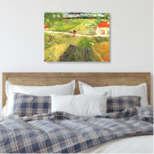 Landschaft, Beförderung und Zug durch Vincent van Leinwanddruck (Insitu (Schlafzimmer))