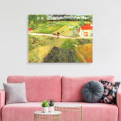 Landschaft, Beförderung und Zug durch Vincent van Leinwanddruck (Insitu (Wohnzimmer))