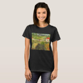 Landschaft, Beförderung und Zug durch Vincent van  T-Shirt (Vorne ganz)