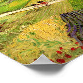 Landschaft, Beförderung und Zug Van Gogh Kunstkuns Poster (Ecke)