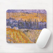 Landschaft bei Auvers im Regen, Vincent van Gogh Mousepad (Mit Mouse)