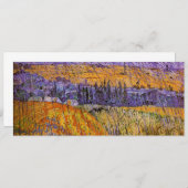 Landschaft bei Auvers in Rain von Vincent van Gogh (Vorne/Hinten)