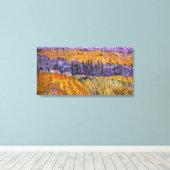 Landschaft bei Auvers in Rain von Vincent van Gogh Leinwanddruck (Insitu (Holzboden))