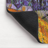 Landschaft bei Auvers in Rain von Vincent van Gogh Mousepad (Ecke)