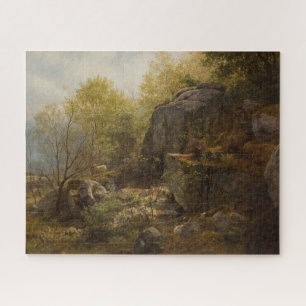 Landschaft bei Conway, Nordwales (von A.H. Wyant) Puzzle