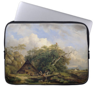 Landschaft bei Gutenstein - Dominik Schufried Laptopschutzhülle