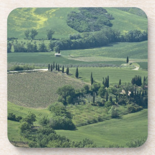 Landschaft bei Montepulciano, Val d'Orcia, Untersetzer