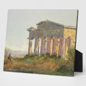 Landschaft bei Paestum (mit Papier) Fotoplatte (Seite)