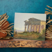 Landschaft bei Paestum (mit Papier) Fotoplatte (Seite)