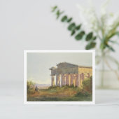 Landschaft bei Paestum (mit Papier) Postkarte (Stehend Vorderseite)