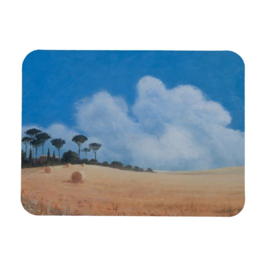 Landschaft bei Paganico 2012 Magnet (Horizontal)